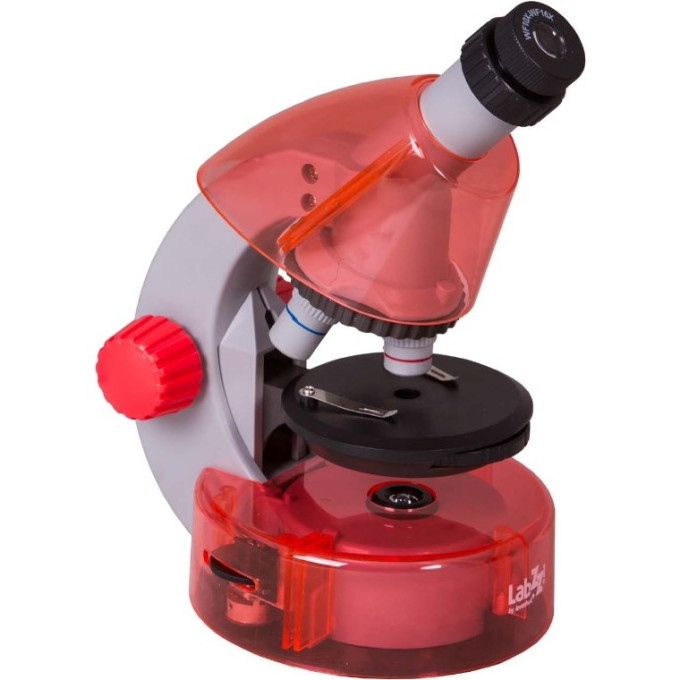 Набор LEVENHUK LabZZ MV1 Orange: микроскоп и книга 77624